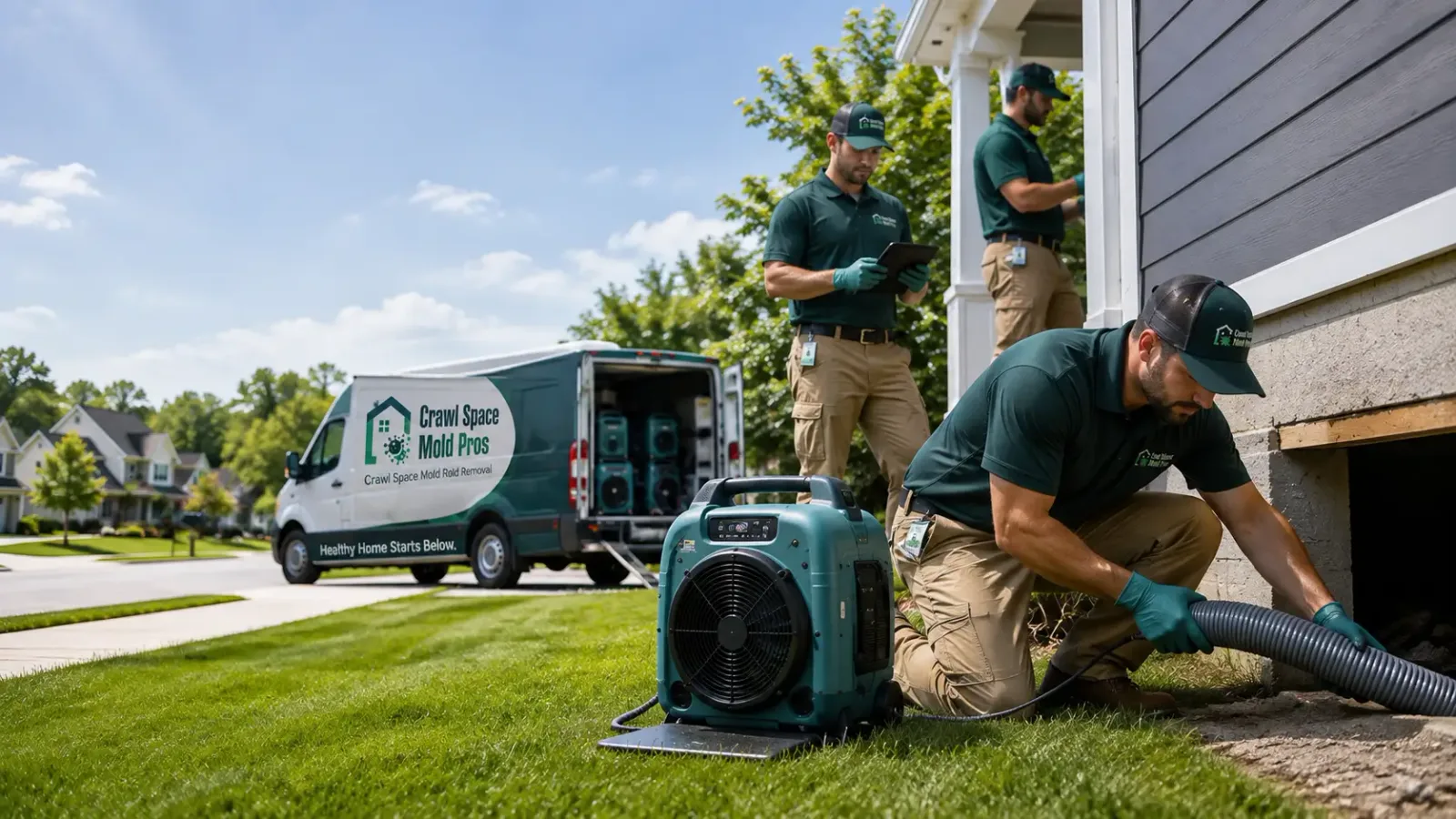 Crawl Space Mold Removal in Waterman, IL